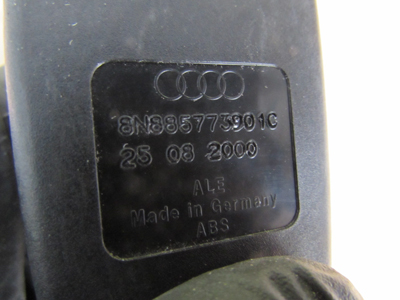 Audi TT Mk1 8N Seat Belt Receiver, Rear Left 8N885773901C3